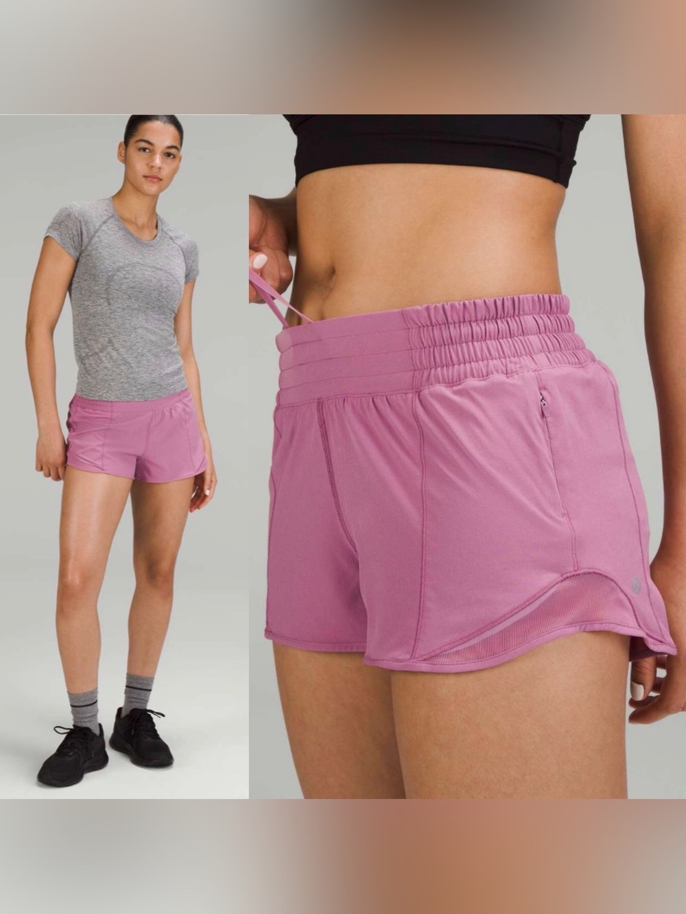 NWOT Lululemon Hotty Hot High Rise Shorts Velvet Dust 💖💜
